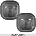~(2 lbs. 11X8X7)~ Ford SUPERDUTY 11-16 LED Fog Lights 2-Piece Set (Replaces Both OEM Ford SUPERDUTY F-250/350/450/550 Fog Lights) - Smoked