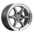 Aluminum Wheels 18x9 Roku K14G Machined Lip Matte Grey 5x114.3 Bolt Pattern 12 Offset Kansei Wheels