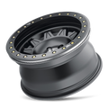 ~(40 lbs. 19X19X10)~ ROADKILL RACE (9302) MATTE BLACK/BLACK BEADLOCK 17X9 5-139.7 -14MM 108MM