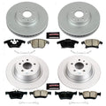 Power Stop 13-19 Ford Fusion Front & Rear Z17 Evolution Geomet Coated Brake Kit