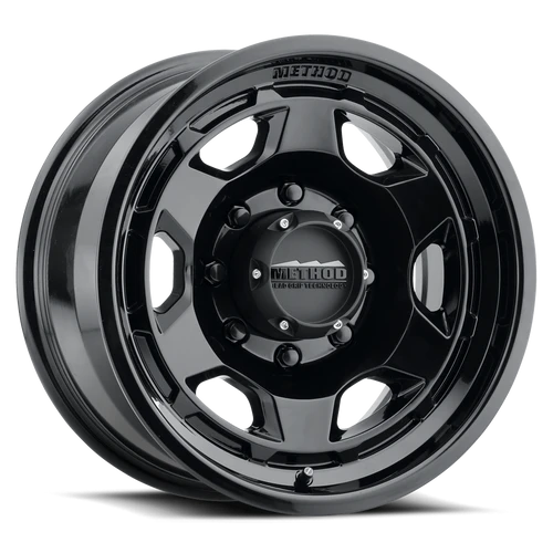 Method MR708 Bead Grip 18x9.0 +12mm Offset 8x6.5 BP 130.81mm CB Gloss Black Wheel