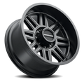 Aluminum Wheels 20x9 Split 948B Satin Black 18 Offset 5 on 150 Bolt Pattern 110.3 Bore Raceline