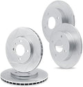 R1 Concepts Brake Rotor- Slotted - Silver Fits Mazda 323