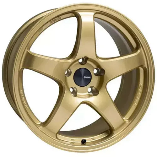 Enkei PF05 17x9 5x114.3 40mm Offset 75mm Bore Gold Wheel