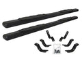 5 Inch 1000 Series Side Steps with Mounting Brackets Kit Textured Black 2015-2018 Silverado/Sierra 2500 HD/3500 HD Go Rhino