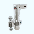 12 PIN & CLIP ALUMINUM DROP HITCH FOR 21/2 RECEIVERS INCLUDES DUAL BALLS