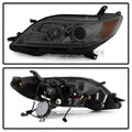 SPYDER headlights installed view