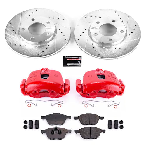 Power Stop 04-07 Mazda 3 Front Z23 Evolution Sport Brake Kit w/Calipers