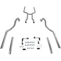 Crossmember-Back Exhaust System Fits 1964-1972 GM A-Body With V8 Engine 2.50 Inch Pipes And Hangers Only Mufflers Sold Separately Flowmaster
