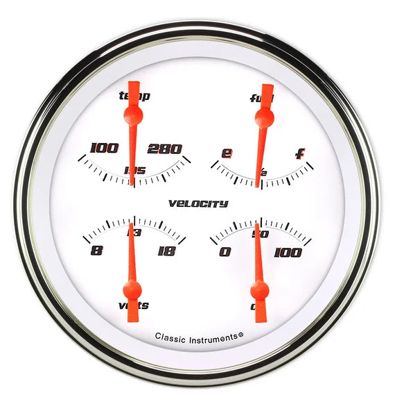 VELOCITY WHITE 5IN QUAD 240-33