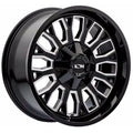 ION 152 GLOSS BLACK MILLED 20X9 5-127/5-139.7 0MM 87.1MM