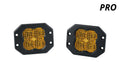 Diode Dynamics SS3 Pro ABL - Yellow Flood Flush (Pair)
