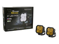 Diode Dynamics SS3 Pro ABL - Yellow Flood Standard (Pair)
