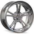 RIDLER TYPE 606 CHROME 18X8 5-120.65 0MM 83.82MM