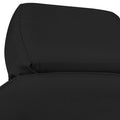 ULTISUEDE BLACK LEATHERETTE W/