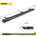 1924 JEEP GLADIATOR JT V2 SIDE STEP ; BLK; POWDER COATED; STEEL