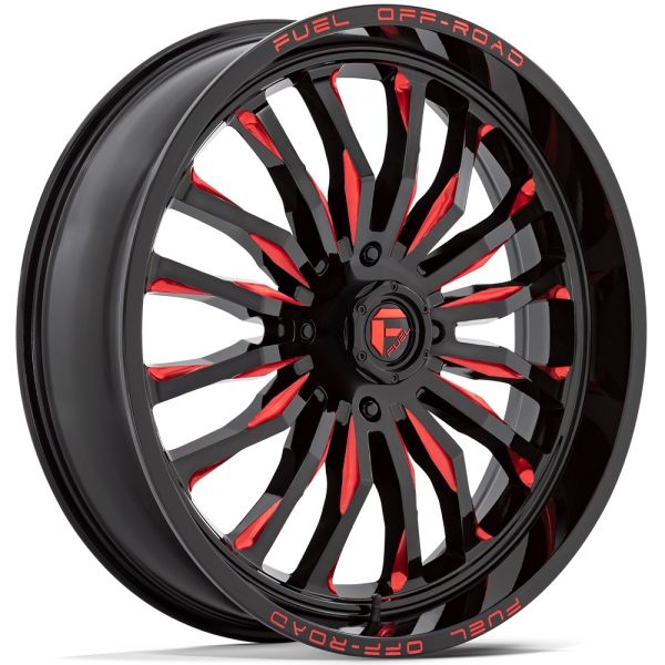 D822 22X7 4X156 GBLK MILLRED 13MM
