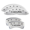 SET OF 4 CALIPER COVERS, ENGRAVED F