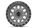 KELSO 17x9.0 5/127 ET00 CB71.6 BATTLESHIP GRAY W/BLK LIP EDGE AND BLK