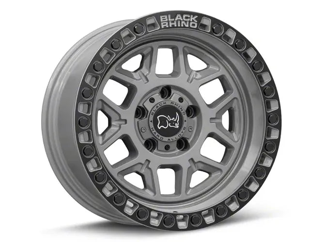 KELSO 17x9.0 5/127 ET00 CB71.6 BATTLESHIP GRAY W/BLK LIP EDGE AND BLK