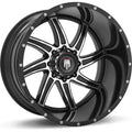 AT162-21043BM AMERICAN TRUXX VORTEX AT162 BLACK MACHINED 20X10 5-150 -24MM 110.3MM