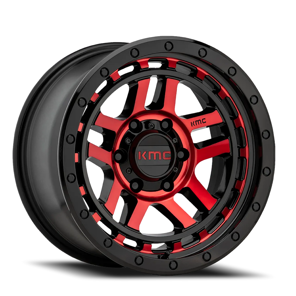 KMC Wheels black auto part