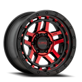 KMC Wheels black auto part