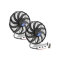 Brushless Electric Fan Dual 12in S-Blade Puller