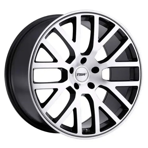 ~(39 lbs. 22X22X12)~ TSW DONINGTON 20x10.0 5/120 ET40 CB76.1 GUNMETAL MIRROR CUT FACE/GUNMETAL LIP