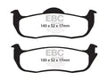 EBC S8 Brake Pad and Rotor Kit