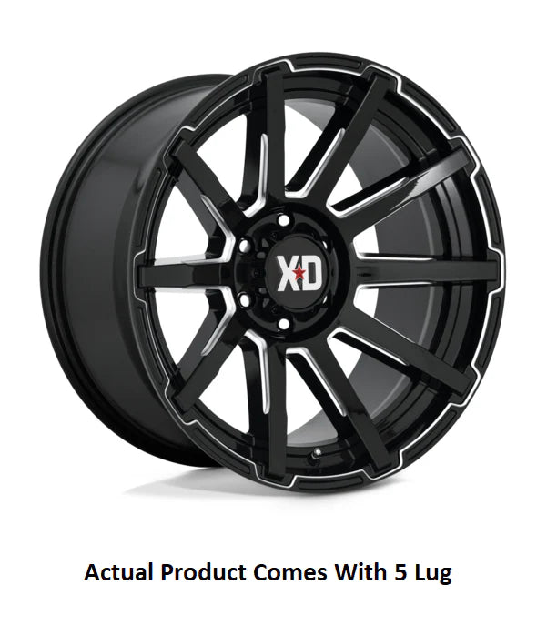 OUTBREAK 18x9 5x150.00 GLOSS BLACK MILLED (0 mm)