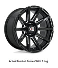 KMC Wheels black auto part