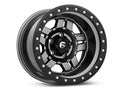 ~(28 lbs. 20X20X11)~ ANZA 17x8.5 5x114.30 MATTE GUN METAL BLACK BEAD RING (-6 mm)