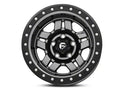 ~(28 lbs. 20X20X11)~ ANZA 17x8.5 5x114.30 MATTE GUN METAL BLACK BEAD RING (-6 mm)