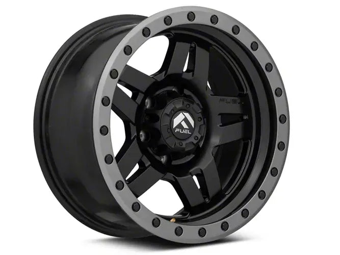 ~(28 lbs. 20X20X11)~ ANZA 17x8.5 6x139.70 MATTE BLACK GUN METAL RING (6 mm)