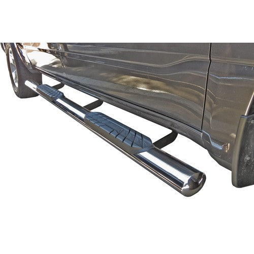 0718 SILVERADO/SIERRA CREW CAB S/S 4IN STRAIGHT SIDEBARS