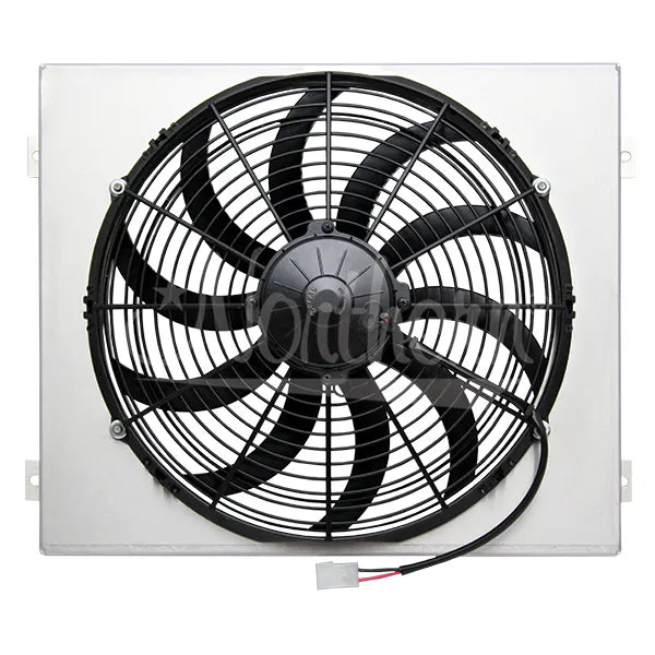 SINGLE 14IN HIGH CFM FAN & SHROUD