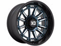 PHOENIX 20X9 6X4.5 18MM METALLIC BLUE MILLED W/ BLACK LIP