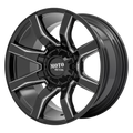 MO804 SPIDER 20X9 5X5.0/5.5 18MM GLOSS BLACK MILLED