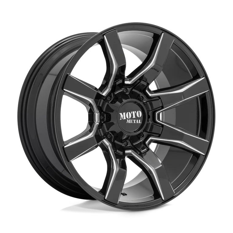 MO804 SPIDER 20X9 5X5.0/5.5 18MM GLOSS BLACK MILLED