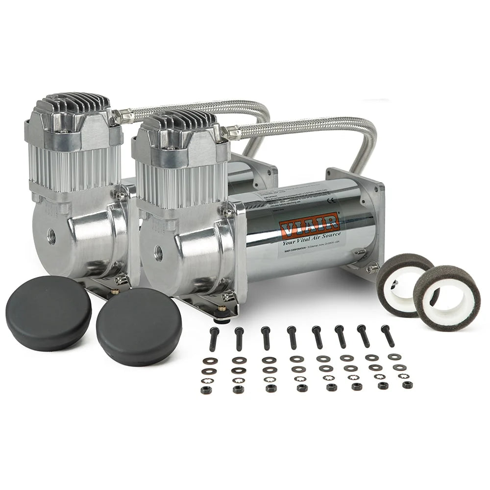 DUAL 444 HIGH PERFORMANCE STEALTH BLACK COMPRESSORS 200PSI