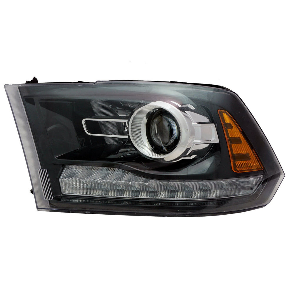 CAPA RM RAM 1500/2500 P/UP 1314/RAM 3500 P/UP 1315 HEADLIGHT ASSY PROJECTOR TYPE BLK RH C