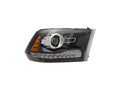 CAPA RM RAM 1500/2500 P/UP 1314/RAM 3500 P/UP 1315 HEADLIGHT ASSY PROJECTOR TYPE BLK RH C
