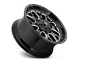 ~(41 lbs. 21X21X12)~ TITAN 18x9 6x135.00/6x139.70 GLOSS BLACK MILLED (1 mm)