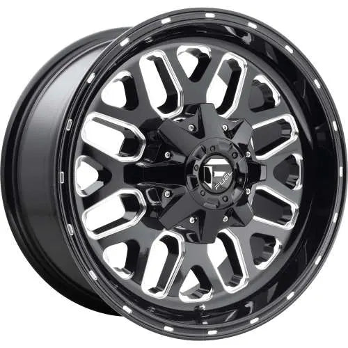 ~(41 lbs. 21X21X12)~ TITAN 18x9 6x135.00/6x139.70 GLOSS BLACK MILLED (1 mm)