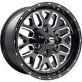 Fuel Wheels black auto part