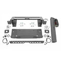 High Winch Mount | All Models | 20 Inch Black Single Row LED | Ford Bronco (21-26)