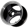 Advan ONI2 14x5.5 / +45 Offset / 4x100 / 63mm Bore / Machining and Black Gunmetallic