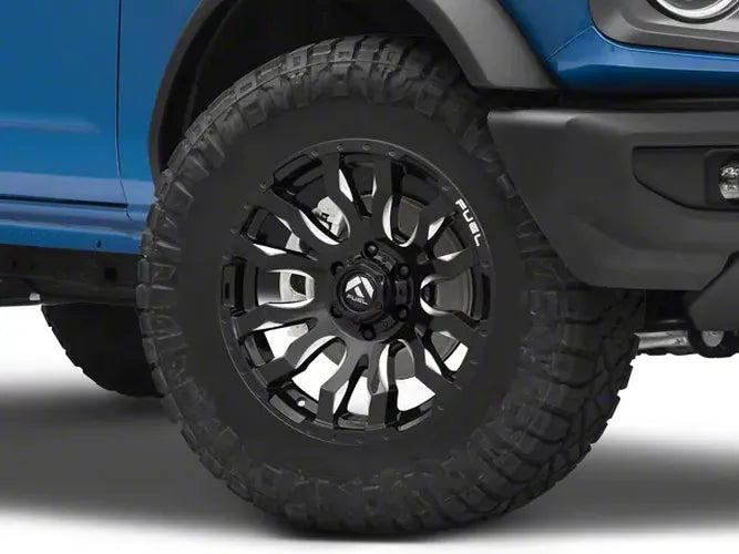 ~(36 lbs. 21X21X12)~ BLITZ 18x9 6x135.00 GLOSS BLACK MILLED (1 mm)