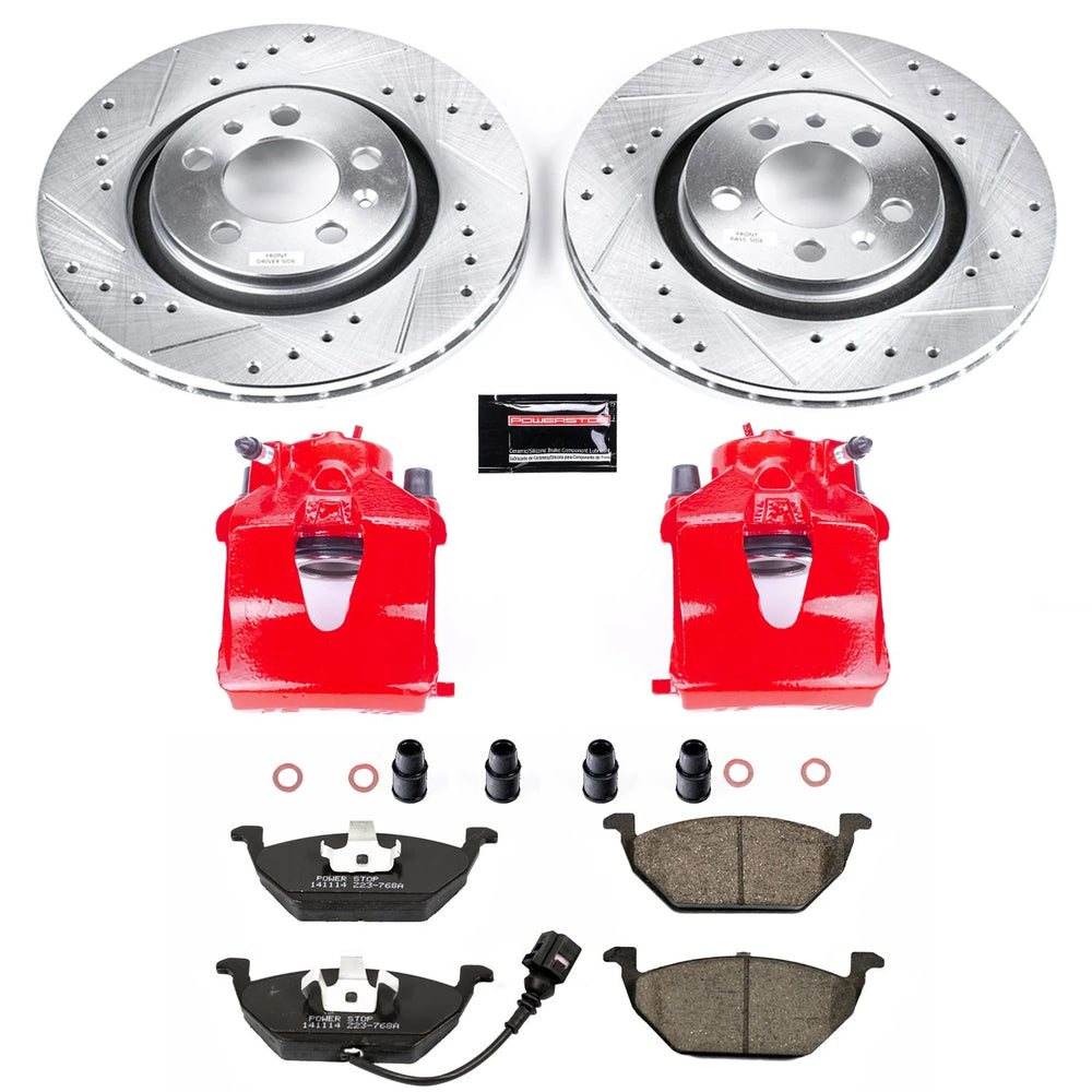 Power Stop 99-06 Volkswagen Beetle Front Z23 Evolution Sport Brake Kit w/Calipers